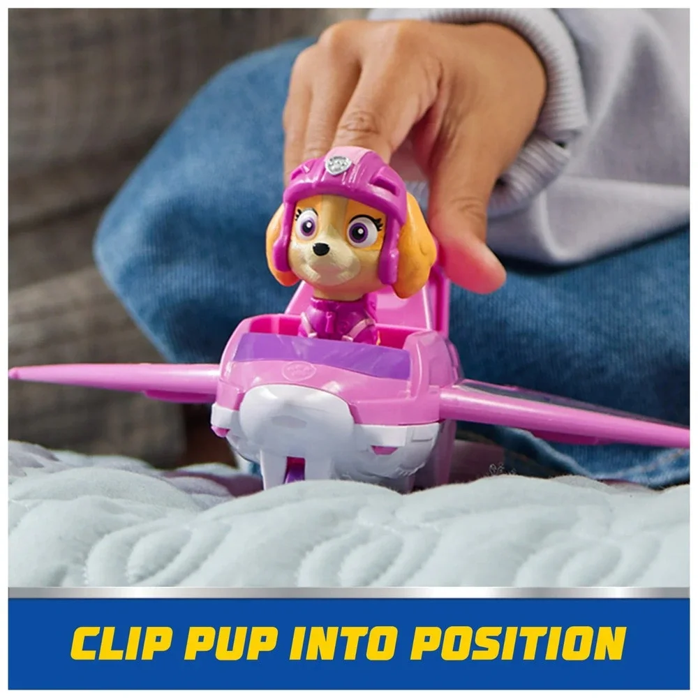 Lot of 2 PAW Patrol Roxi Rescue Wheels Vehicle & Air Rescue Skye Hero Claw Jet - Picture 14 of 16